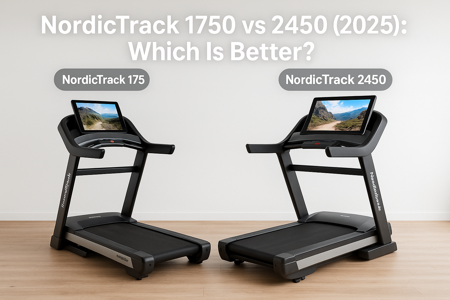NordicTrack 1750 vs 2450 (2025): Which Is Better?